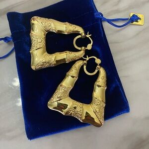 Luxurious Gold Earrings